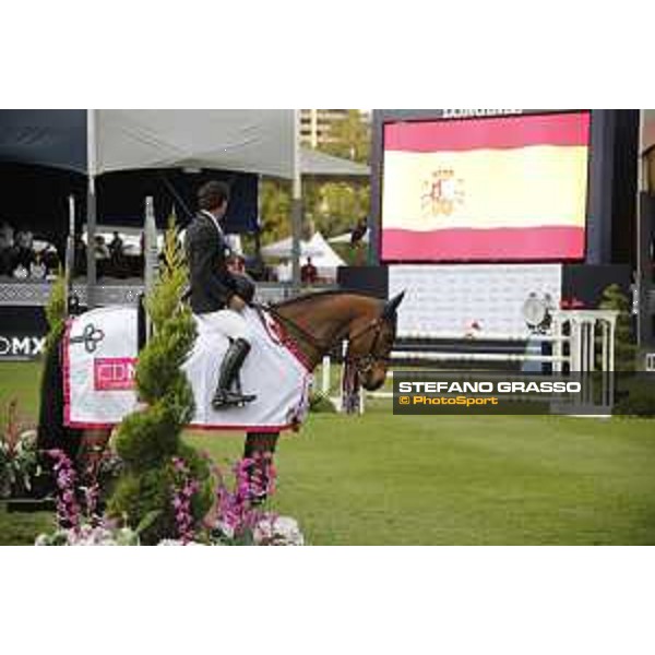 LGCT of Mexico City - Class 3 - Prize giving ceremony - Eduardo Alvarez Aznar (ESP) on Fidux - Mexico City, Campo Marte - 23 March 2018 - ph.Stefano Grasso/LGCT