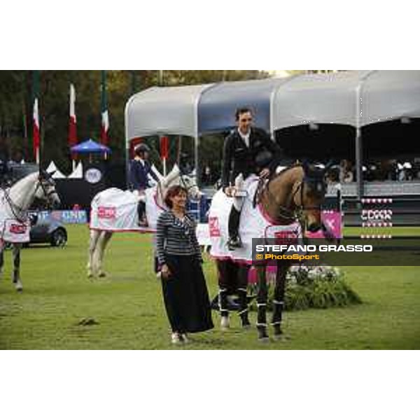 LGCT of Mexico City - Class 3 - Prize giving ceremony - Eduardo Alvarez Aznar (ESP) on Fidux - Mexico City, Campo Marte - 23 March 2018 - ph.Stefano Grasso/LGCT