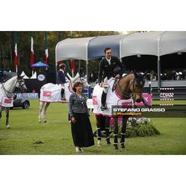 LGCT of Mexico City - Class 3 - Prize giving ceremony - Eduardo Alvarez Aznar (ESP) on Fidux - Mexico City, Campo Marte - 23 March 2018 - ph.Stefano Grasso/LGCT