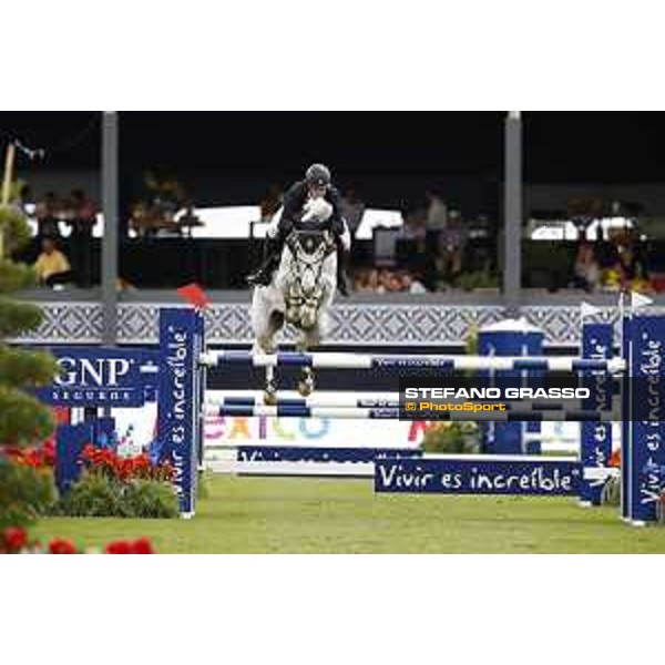 LGCT of Mexico City - Class 3 - Eduardo Alvarez Aznar (ESP) on Fidux - Mexico City, Campo Marte - 23 March 2018 - ph.Stefano Grasso/LGCT