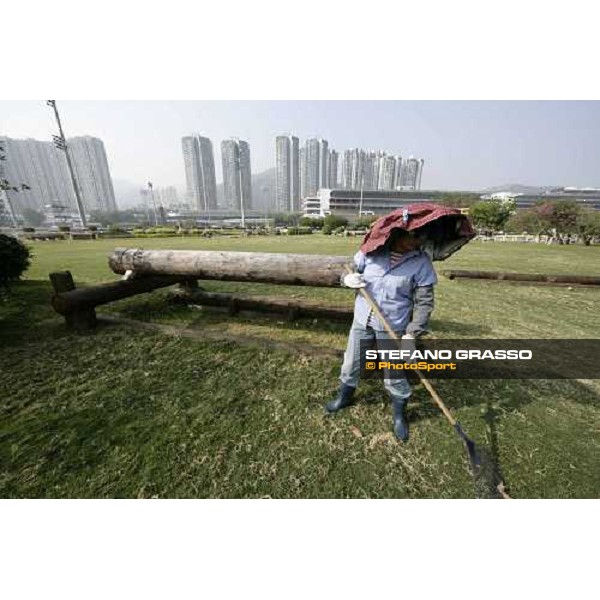 Olympic Equestrian Venue - training arena for eventing Hong Kong, Sha Tin, 8th dec, 2007 ph. Stefano Grasso