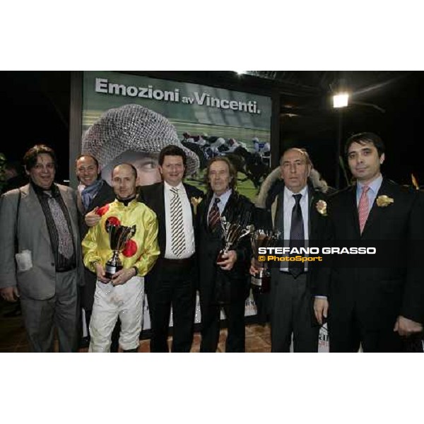 the giving prize of Nastro d\' Oro di Sicilia won by Gabriele Bietolini on Once More Dubai Siracusa, 12th jan. 2008 ph. Stefano Grasso