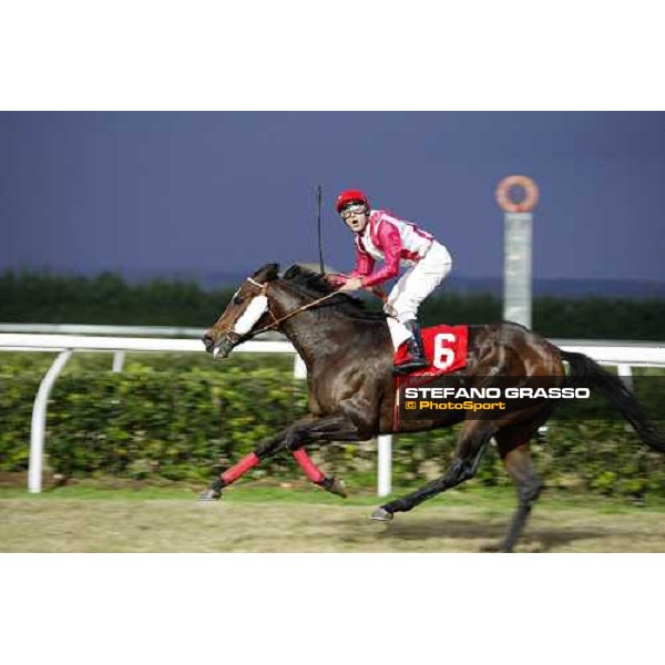 S.Guerrieri on Green Chapel wins the Premio di Sicilia Siracusa, 12th jan. 2008 ph. Stefano Grasso