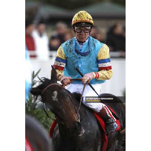 Gerard Millet comes back on Badde Lontana after winning the Premio Campionato Fantini del Mediterraneo Siracusa, 13th jan. 2008 ph. Stefano Grasso