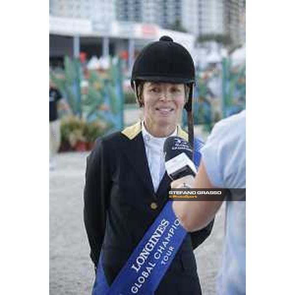 LGCT of Miami Beach - Grand Prix - Prize giving ceremony - Edwina Tops-Alexander (AUS) - Miami Beach, - 8 April 2018 - ph.Mario Grassia/LGCT