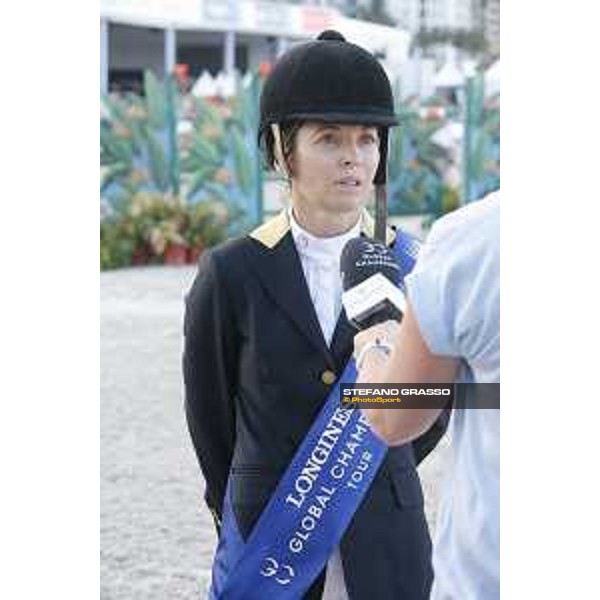 LGCT of Miami Beach - Grand Prix - Prize giving ceremony - Edwina Tops-Alexander (AUS) - Miami Beach, - 8 April 2018 - ph.Mario Grassia/LGCT