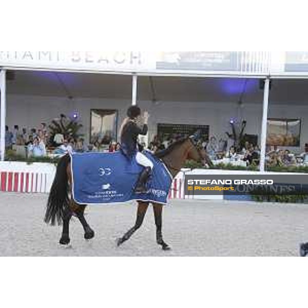 LGCT of Miami Beach - Grand Prix - Prize giving ceremony - Edwina Tops-Alexander (AUS) - Miami Beach, - 8 April 2018 - ph.Mario Grassia/LGCT