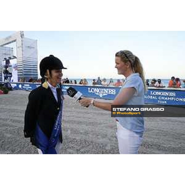 LGCT of Miami Beach - Grand Prix - Prize giving ceremony - Edwina Tops-Alexander (AUS), - Miami Beach, - 8 April 2018 - ph.Stefano Grasso/LGCT