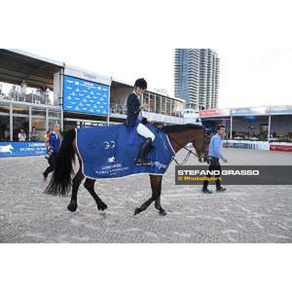 LGCT of Miami Beach - Grand Prix - Prize giving ceremony - Edwina Tops-Alexander (AUS) on California - Miami Beach, - 8 April 2018 - ph.Stefano Grasso/LGCT