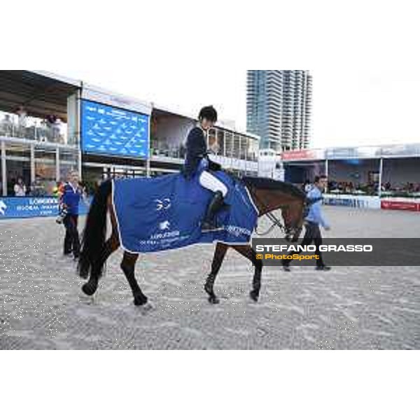 LGCT of Miami Beach - Grand Prix - Prize giving ceremony - Edwina Tops-Alexander (AUS) on California - Miami Beach, - 8 April 2018 - ph.Stefano Grasso/LGCT