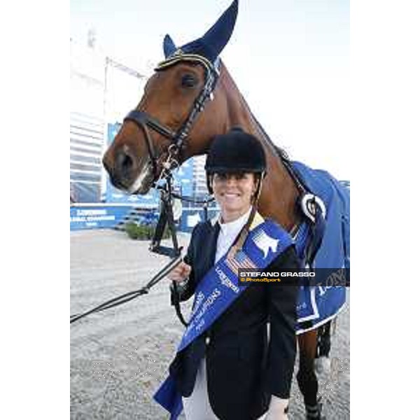LGCT of Miami Beach - Grand Prix - Prize giving ceremony - Edwina Tops-Alexander (AUS), - Miami Beach, - 8 April 2018 - ph.Stefano Grasso/LGCT