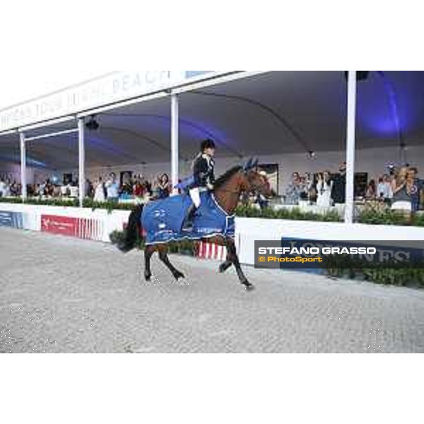 LGCT of Miami Beach - Grand Prix - Lap of Honour for Edwina Tops-Alexander (AUS) - Miami Beach, - 8 April 2018 - ph.Stefano Grasso/LGCT