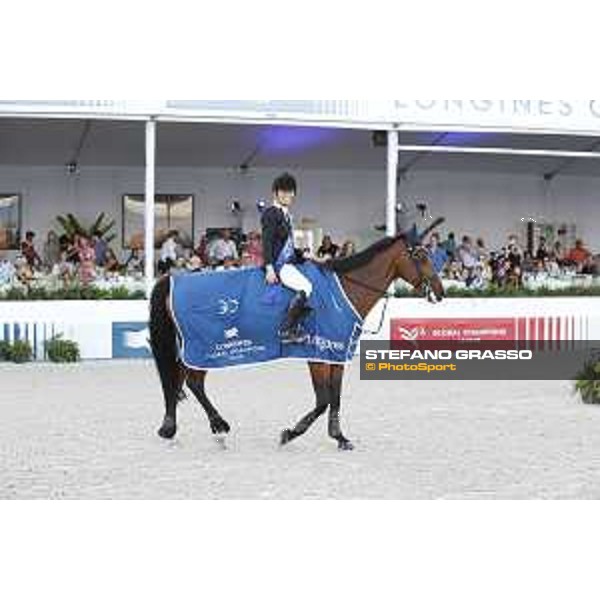 LGCT of Miami Beach - Grand Prix - Prize giving ceremony - Edwina Tops-Alexander (AUS) on California - Miami Beach, - 8 April 2018 - ph.Stefano Grasso/LGCT