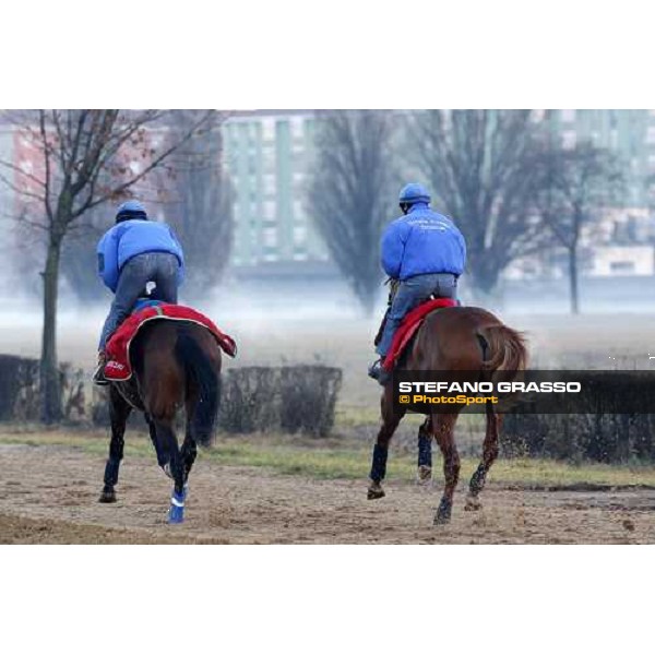 Dioscuri team at San Siro during a training session Milan, San Siro - La Maura, 17th jan. 2008 ph. Stefano Grasso