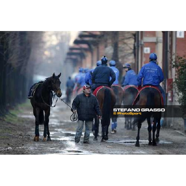 Dioscuri team at San Siro during a training session Milan, San Siro - La Maura, 17th jan. 2008 ph. Stefano Grasso