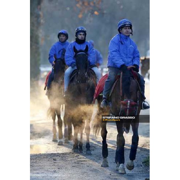 Dioscuri team at San Siro during a training session Milan, San Siro - La Maura, 17th jan. 2008 ph. Stefano Grasso