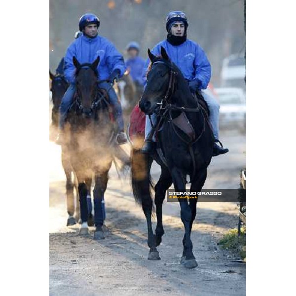 Dioscuri team at San Siro during a training session Milan, San Siro - La Maura, 17th jan. 2008 ph. Stefano Grasso