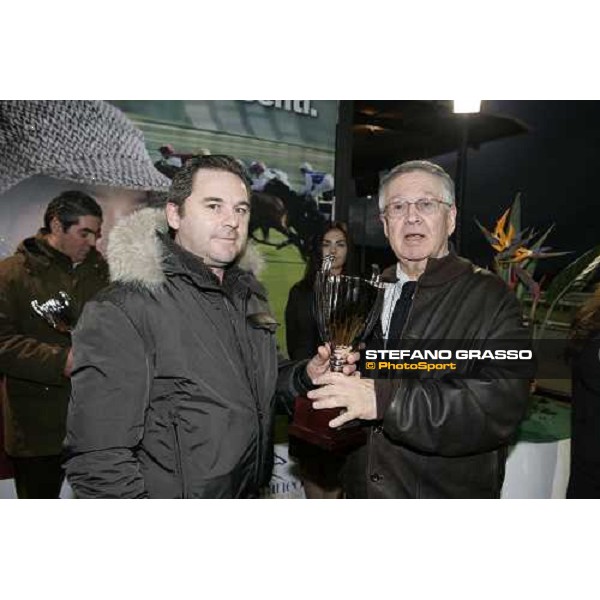 giving prize of Premio Sicilia at Mediterraneo racecourse Siracusa, 12th jan. 2008 ph. Stefano Grasso