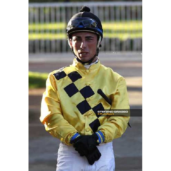 Maurizio Vargiu at Mediterraneo racecourse Siracusa, 12th jan. 2008 ph. Stefano Grasso