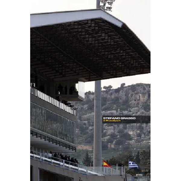 a close up for the grandstand of Mediterraneo racecourse Siracusa, 12th jan. 2008 ph. Stefano Grasso