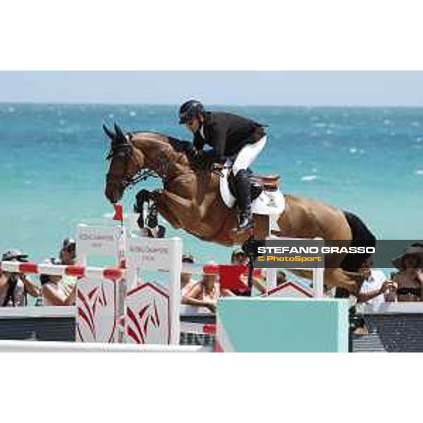 GCL of Miami Beach - Class 14 - Eric Lamaze (CAN) on Fine Lady 5 - Miami Beach, - 7 April 2018 - ph.Stefano Grasso/GCL
