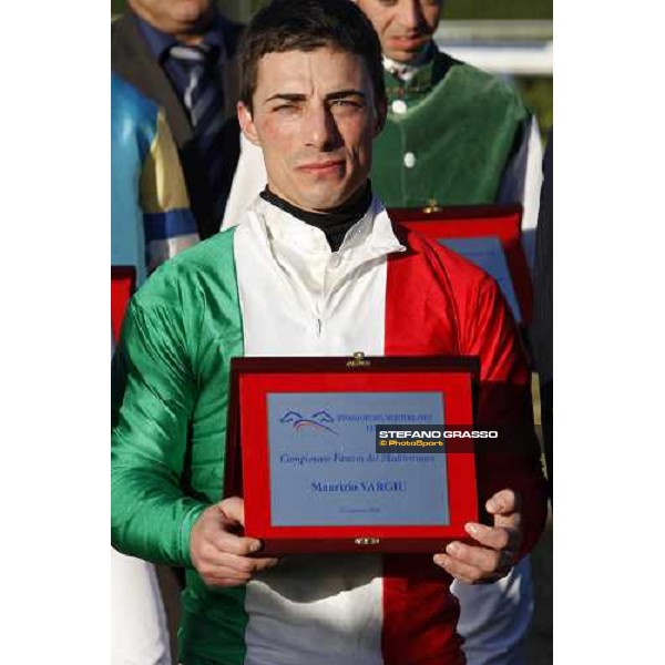 Maurizio Vargiu at Mediterraneo racecourse Siracusa, 12th jan. 2008 ph. Stefano Grasso