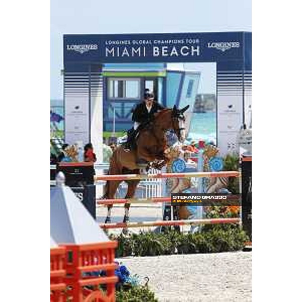 GCL of Miami Beach - Class 14 - Marcus Ehning (GER) on Funky Fred - Miami Beach, - 7 April 2018 - ph.Stefano Grasso/GCL