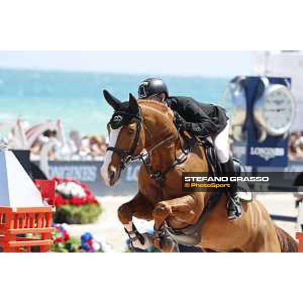 GCL of Miami Beach - Class 14 - Marcus Ehning (GER) on Funky Fred - Miami Beach, - 7 April 2018 - ph.Stefano Grasso/GCL