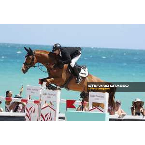 GCL of Miami Beach - Class 14 - Marcus Ehning (GER) on Funky Fred - Miami Beach, - 7 April 2018 - ph.Stefano Grasso/GCL