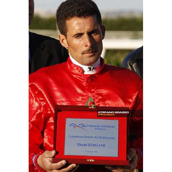 Thami Zergane at Mediterraneo racecourse Siracusa, 12th jan. 2008 ph. Stefano Grasso
