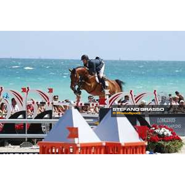 GCL of Miami Beach - Class 14 - Daniel Bluman (ISR) on Bacara d?Archonfosse - Miami Beach, - 7 April 2018 - ph.Stefano Grasso/GCL