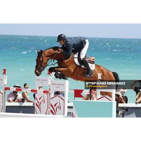 GCL of Miami Beach - Class 14 - Daniel Bluman (ISR) on Bacara d?Archonfosse - Miami Beach, - 7 April 2018 - ph.Stefano Grasso/GCL