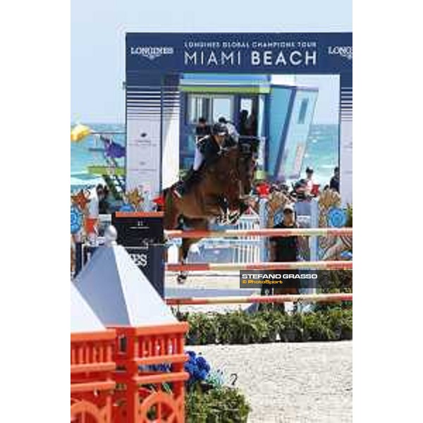 GCL of Miami Beach - Class 14 - Abdel Said (EGY) on Jumpy van de Hermitage - Miami Beach, - 7 April 2018 - ph.Stefano Grasso/GCL