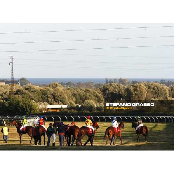 preparing for the start at Mediterraneo racecourse Siracusa, 12th jan. 2008 ph. Stefano Grasso