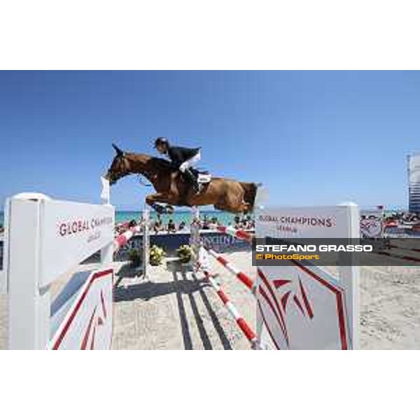 GCL of Miami Beach - Class 14 - Marcus Ehning (GER) on Funky Fred - Miami Beach, - 7 April 2018 - ph.Stefano Grasso/GCL