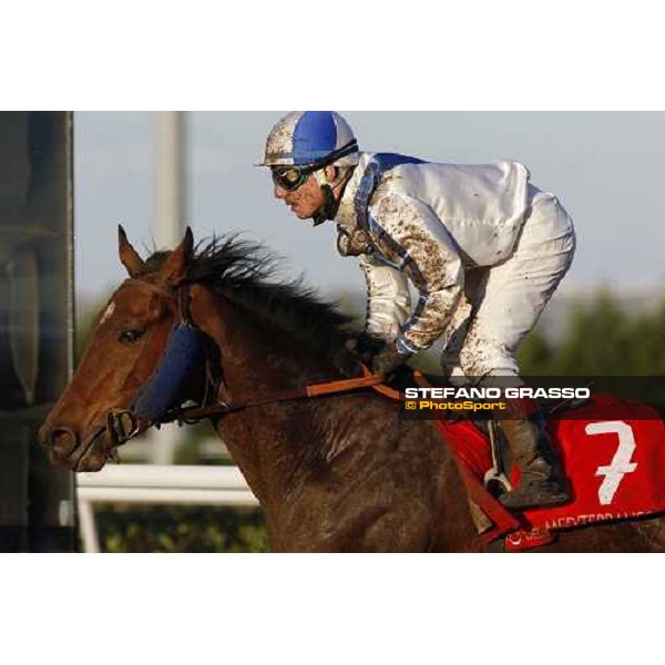 Maurizio Vargiu at Mediterraneo racecourse Siracusa, 12th jan. 2008 ph. Stefano Grasso