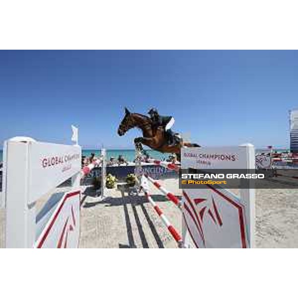 GCL of Miami Beach - Class 14 - Abdel Said (EGY) on Jumpy van de Hermitage - Miami Beach, - 7 April 2018 - ph.Stefano Grasso/GCL
