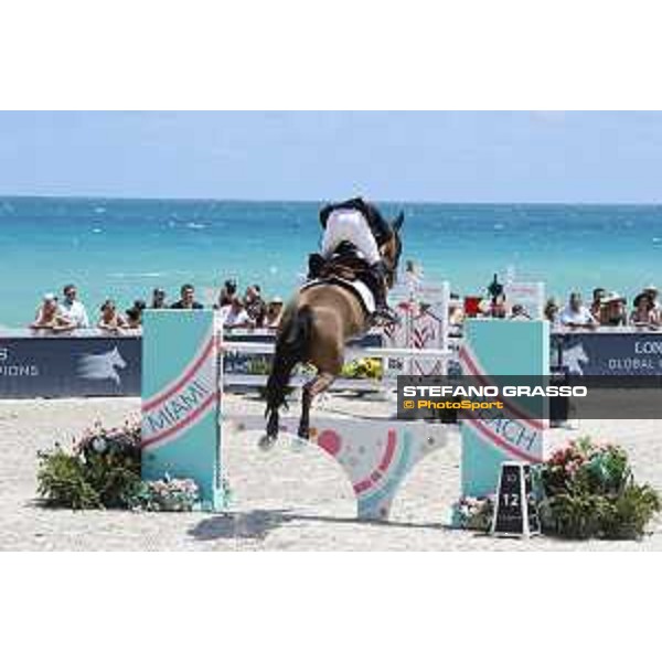 GCL of Miami Beach - Class 14 - Eric Lamaze (CAN) on Fine Lady 5 - Miami Beach, - 7 April 2018 - ph.Stefano Grasso/GCL
