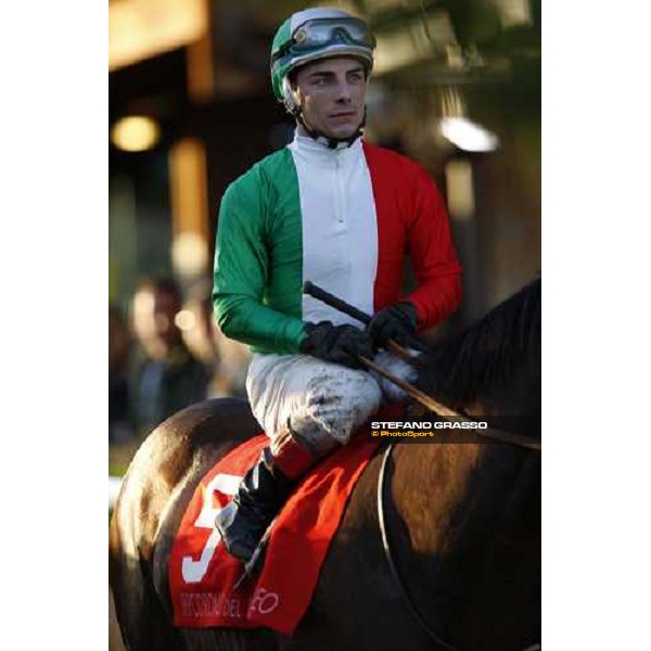 Maurizio Vargiu at Mediterraneo racecourse Siracusa, 12th jan. 2008 ph. Stefano Grasso