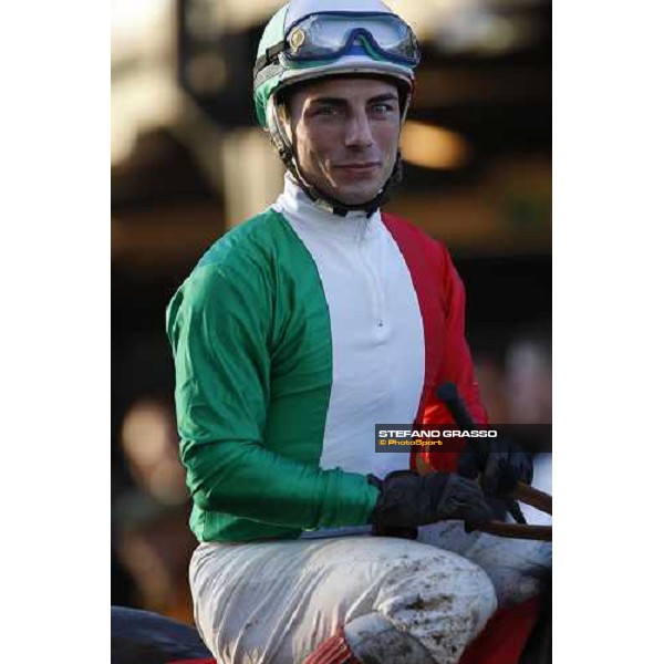 Maurizio Vargiu at Mediterraneo racecourse Siracusa, 12th jan. 2008 ph. Stefano Grasso