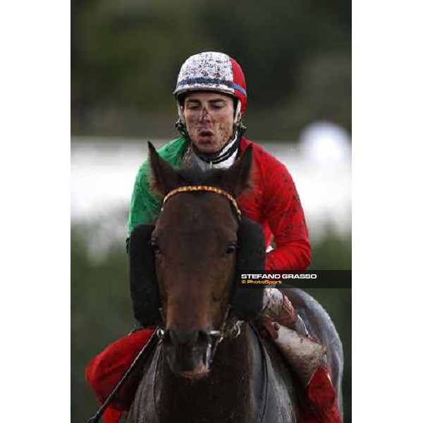 Maurizio Vargiu at Mediterraneo racecourse Siracusa, 12th jan. 2008 ph. Stefano Grasso