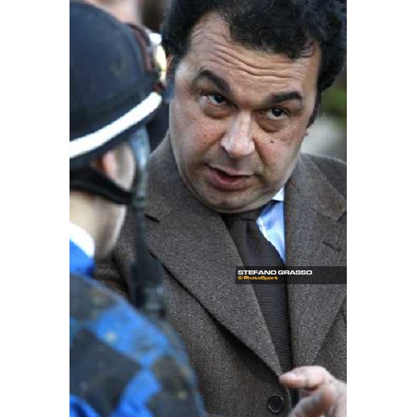 trainer Fabio Brogi at Mediterraneo racecourse Siracusa, 12th jan. 2008 ph. Stefano Grasso
