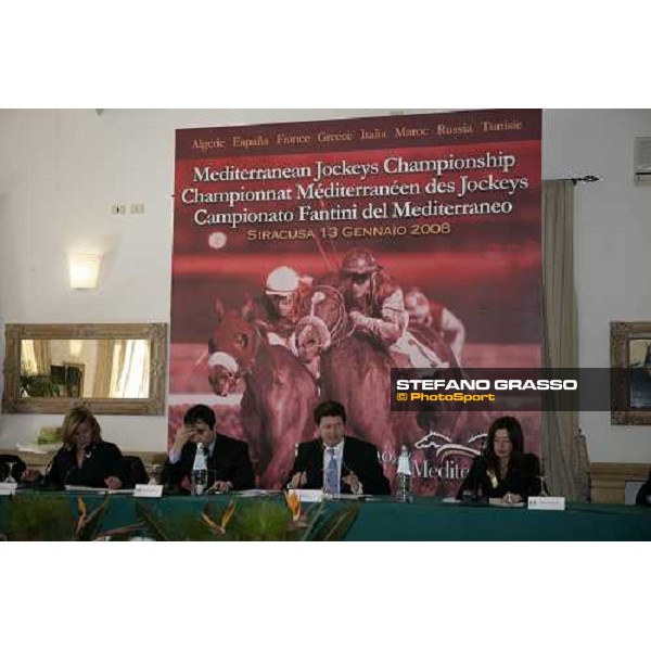 Mediterranean Jockeys Championship 2008 Meeting of the Organising Committee Siracusa, 13th jan. 2008 ph.Stefano Grasso