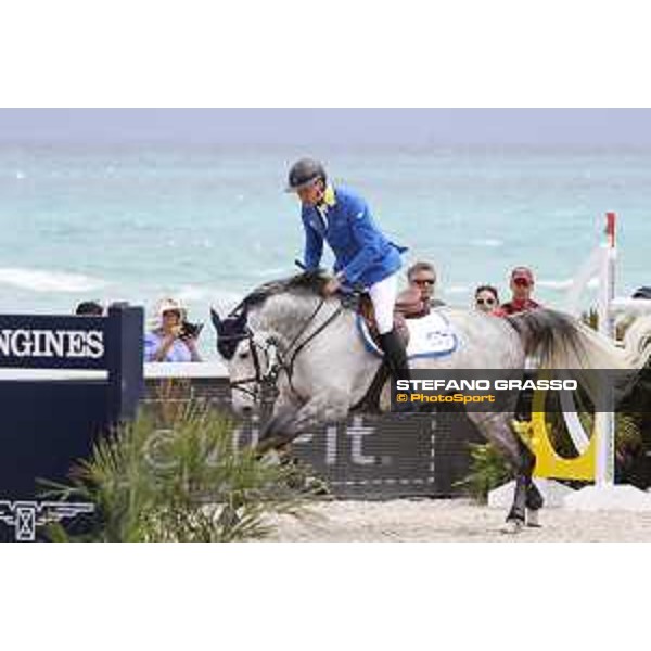 GCL of Miami Beach - Class 4 - Christian Ahlmann (GER) on Clintrexo Z - Miami Beach, - 5 April 2018 - ph.Stefano Grasso/GCL
