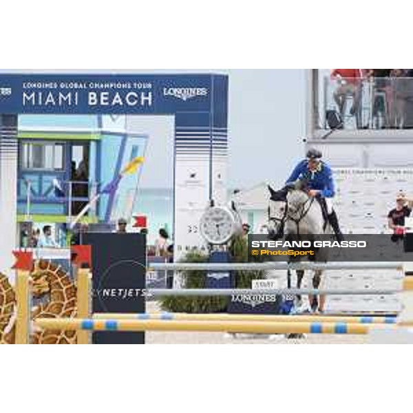 GCL of Miami Beach - Class 4 - Christian Ahlmann (GER) on Clintrexo Z - Miami Beach, - 5 April 2018 - ph.Stefano Grasso/GCL
