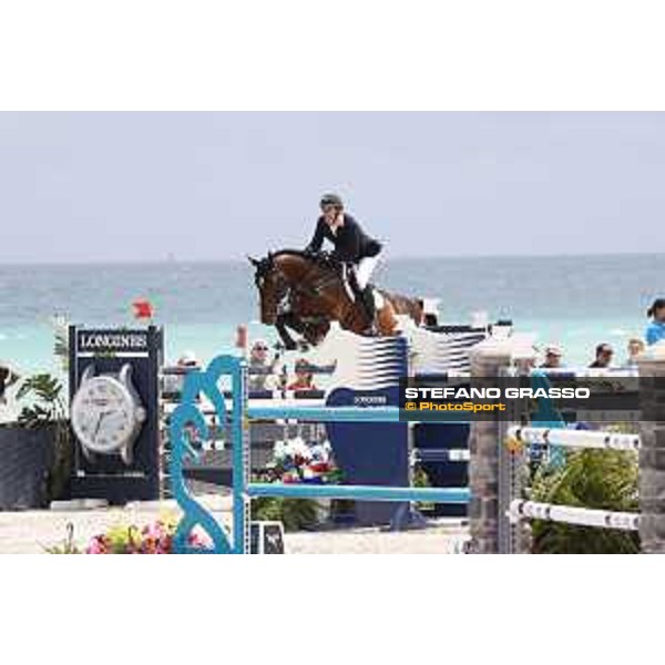 LGCT of Miami Beach - Class 4 - Jos Verlooy (BEL) on Herald van\'t Ruytershof - Miami Beach, - 5 April 2018 - ph.Stefano Grasso/LGCT