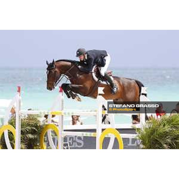 LGCT of Miami Beach - Class 4 - Jos Verlooy (BEL) on Herald van\'t Ruytershof - Miami Beach, - 5 April 2018 - ph.Stefano Grasso/LGCT