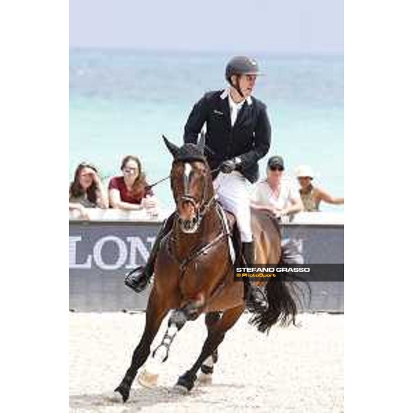 LGCT of Miami Beach - Class 4 - Jos Verlooy (BEL) on Herald van\'t Ruytershof - Miami Beach, - 5 April 2018 - ph.Stefano Grasso/LGCT