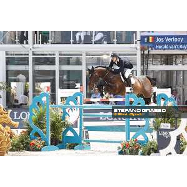 LGCT of Miami Beach - Class 4 - Jos Verlooy (BEL) on Herald van\'t Ruytershof - Miami Beach, - 5 April 2018 - ph.Stefano Grasso/LGCT