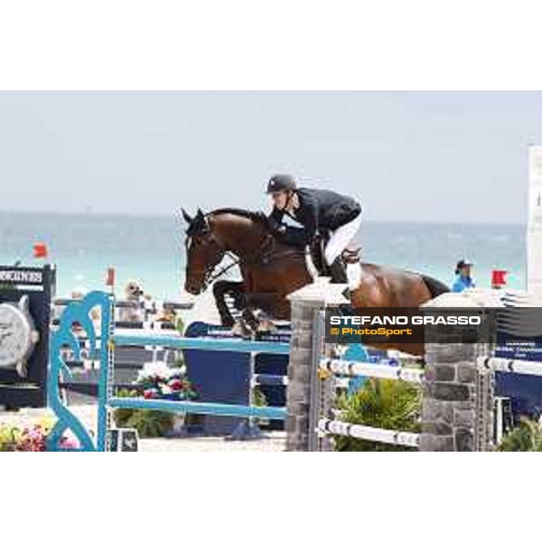 LGCT of Miami Beach - Class 4 - Jos Verlooy (BEL) on Herald van\'t Ruytershof - Miami Beach, - 5 April 2018 - ph.Stefano Grasso/LGCT